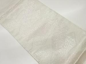 佐賀錦地紙に古典柄模様織出し袋帯